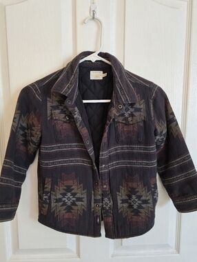 FAHERTY Good Feather Kids Long Sleeve Bondi Shirt / Jacket Size 8